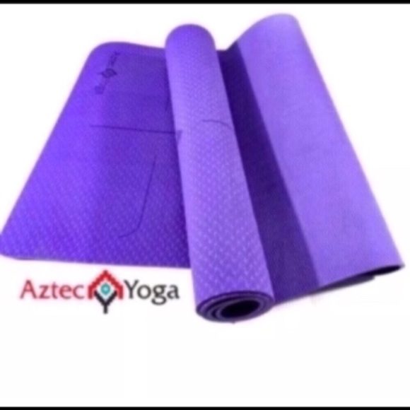 Thick Foam Yoga Mat Gym Yoga Workout Purple